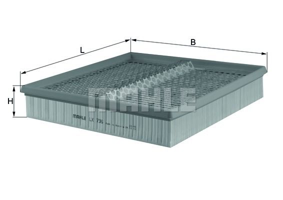 MAHLE Ilmansuodatin LX 736