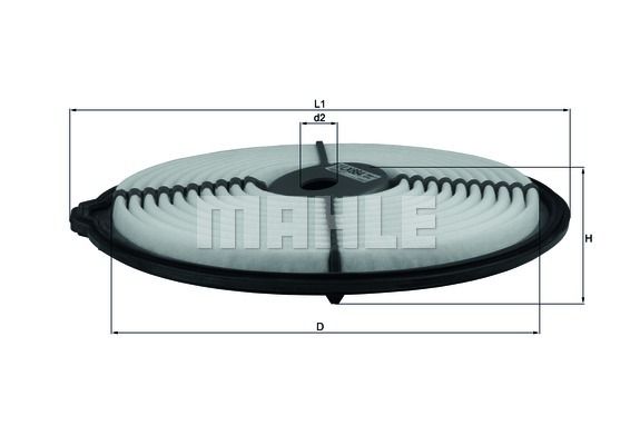 MAHLE Ilmansuodatin LX 884