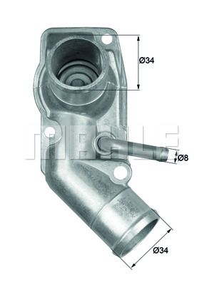 MAHLE Termostaatti, jäähdytysneste TI 213 92D