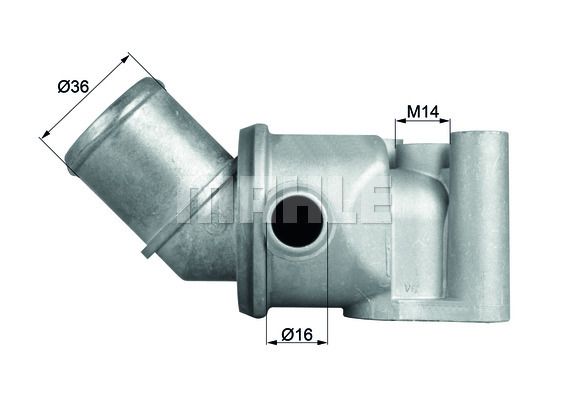 MAHLE Termostaatti, jäähdytysneste TI 91 87D