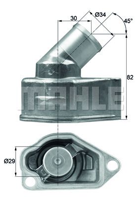 MAHLE Termostaatti, jäähdytysneste TI 9 92