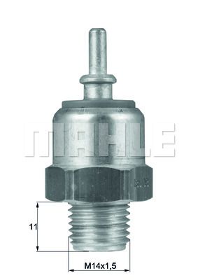 MAHLE Lämpökytkin, jäähdyttimen puhallin TSW 39