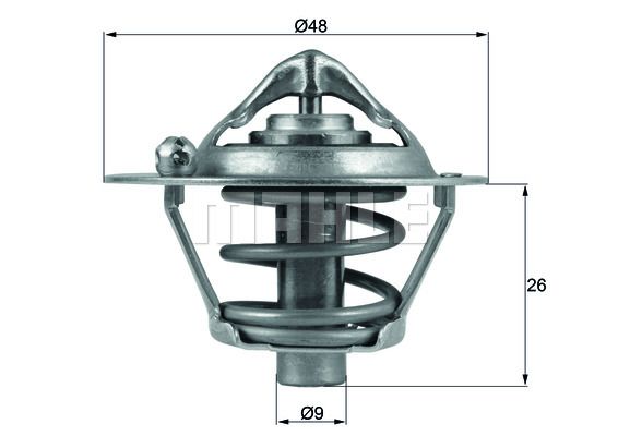 MAHLE Termostaatti, jäähdytysneste TX 108 82D