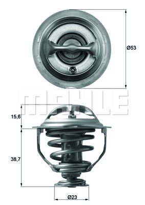 MAHLE Termostaatti, jäähdytysneste TX 117 95D