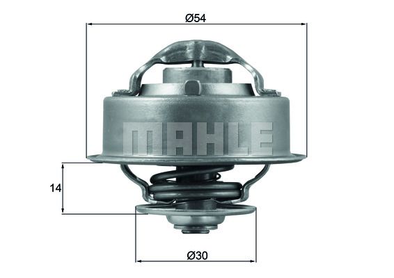 MAHLE Termostaatti, jäähdytysneste TX 124 87D