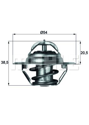 MAHLE Termostaatti, jäähdytysneste TX 3 79D