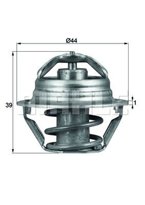 MAHLE Termostaatti, jäähdytysneste TX 90 87D