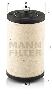 MANN-FILTER Polttoainesuodatin BFU 811