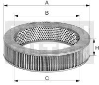 MANN-FILTER Ilmansuodatin C 2181