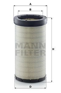 MANN-FILTER Toisioilmasuodatin CF 22 160