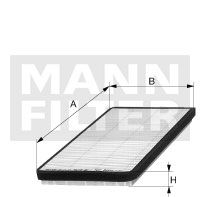 MANN-FILTER Suodatin, sisäilma CU 2136