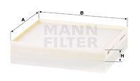 MANN-FILTER Suodatin, sisäilma CU 24 017