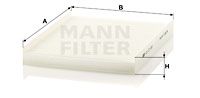 MANN-FILTER Suodatin, sisäilma CU 27 007