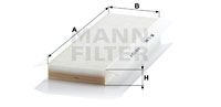 MANN-FILTER Suodatin, sisäilma CU 3945