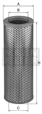 MANN-FILTER Suodatin, työhydrauliikka HD 15 117