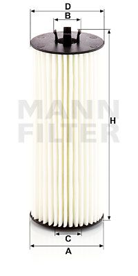 MANN-FILTER Öljynsuodatin HU 6008/1 z