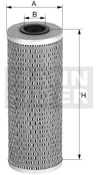 MANN-FILTER Öljynsuodatin MH 54