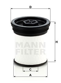 MANN-FILTER Polttoainesuodatin PU 7006