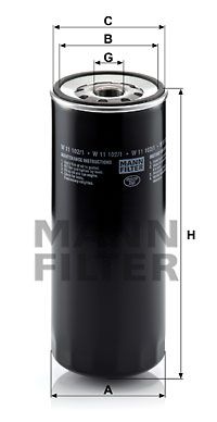 MANN-FILTER Öljynsuodatin W 11 102/1