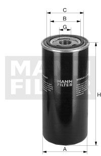 MANN-FILTER Öljynsuodatin W 12 250