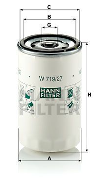 MANN-FILTER Öljynsuodatin W 719/27