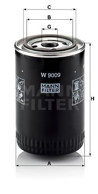 MANN-FILTER Öljynsuodatin W 9009