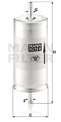 MANN-FILTER Polttoainesuodatin WK 413