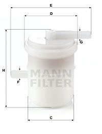 MANN-FILTER Polttoainesuodatin WK 42/81