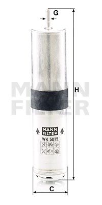 MANN-FILTER Polttoainesuodatin WK 5015 z