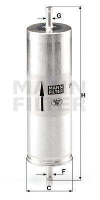 MANN-FILTER Polttoainesuodatin WK 516