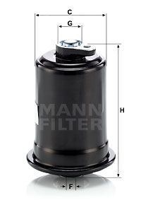 MANN-FILTER Polttoainesuodatin WK 614/10