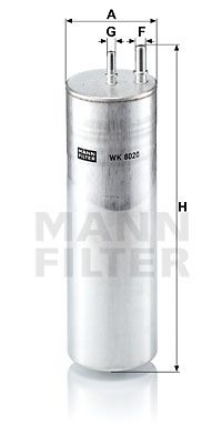 MANN-FILTER Polttoainesuodatin WK 8020
