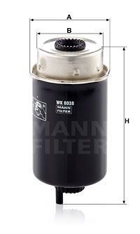 MANN-FILTER Polttoainesuodatin WK 8038