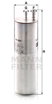 MANN-FILTER Polttoainesuodatin WK 8058
