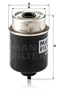 MANN-FILTER Polttoainesuodatin WK 8100