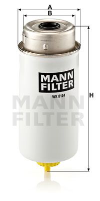 MANN-FILTER Polttoainesuodatin WK 8104