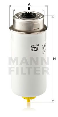 MANN-FILTER Polttoainesuodatin WK 8158