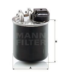 MANN-FILTER Polttoainesuodatin WK 820/20