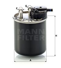 MANN-FILTER Polttoainesuodatin WK 820/21