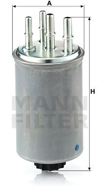 MANN-FILTER Polttoainesuodatin WK 829/4