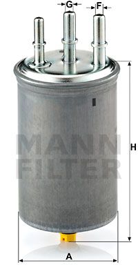 MANN-FILTER Polttoainesuodatin WK 829/7