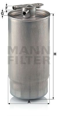 MANN-FILTER Polttoainesuodatin WK 841/1
