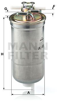 MANN-FILTER Polttoainesuodatin WK 853/4
