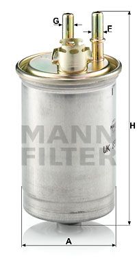 MANN-FILTER Polttoainesuodatin WK 853/7