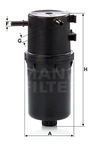 MANN-FILTER Polttoainesuodatin WK 9016