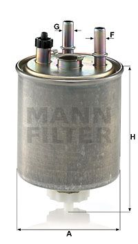 MANN-FILTER Polttoainesuodatin WK 9022