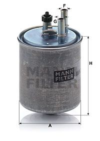 MANN-FILTER Polttoainesuodatin WK 918/2 x
