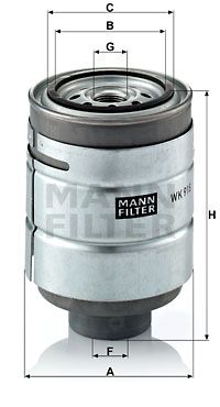 MANN-FILTER Polttoainesuodatin WK 918 x
