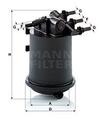 MANN-FILTER Polttoainesuodatin WK 939/1