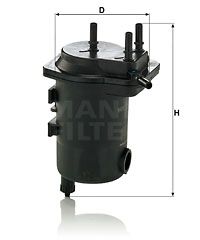 MANN-FILTER Polttoainesuodatin WK 939/10 x